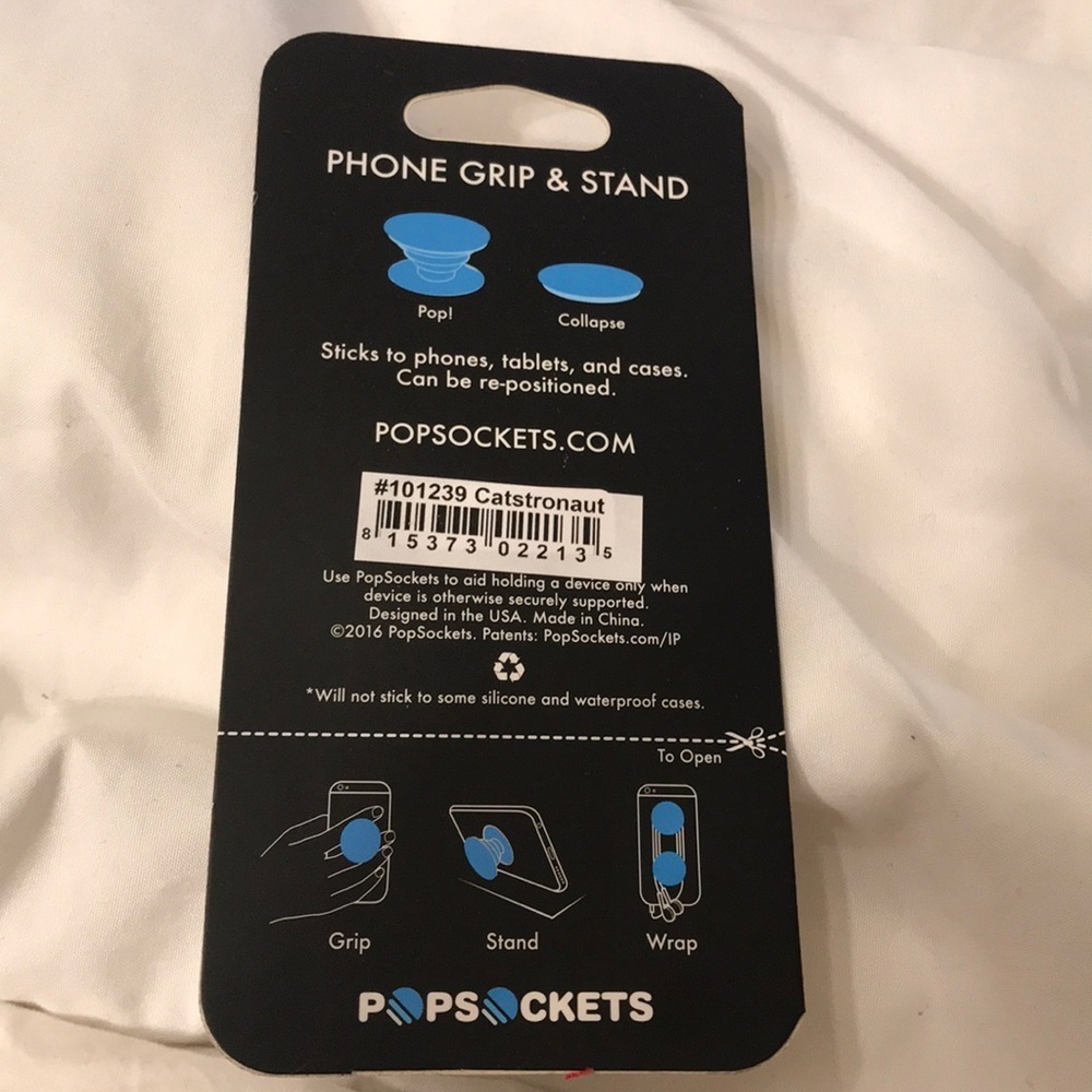 NWT 🏷️ | POPSOCKETS | Catstronaut PopSocket | One Size - Picture 3 of 4